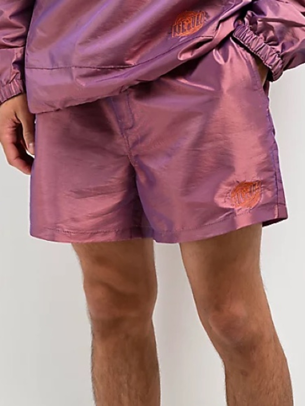 A.LAB Glowstick Purple & Orange Shorts size Medium